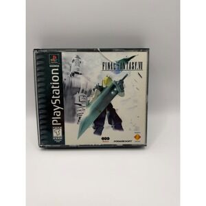 Final Fantasy VII PS1 Sony PlayStation 1997 3-Disc Set SCUS-94163 Black Label